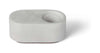 Spring Copenhagen Ovaali Candle Holder, White