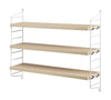 String Furniture String Pocket Wall Shelf, Ash/White