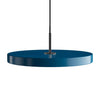  Asteria Led Pendant Black Metal/Petrol Blue