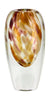 Villa Collection Otea Vase, Pink/Light Yellow/Brown