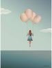 Vissevasse Balloon Dream Poster, 15 X21 Cm