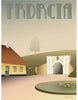  Fredericia 'Byporten' Poster 15 X21 Cm