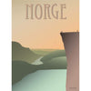 Vissevasse Norway Pulpit Rock Poster, 50 X70 Cm