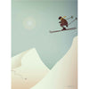  Skiing Poster 70 X100 Cm