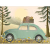  Vw Beetle Green Poster 50 X70 Cm