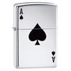 Zippo Classic Lucky Ace High Polish Chrome Lighter