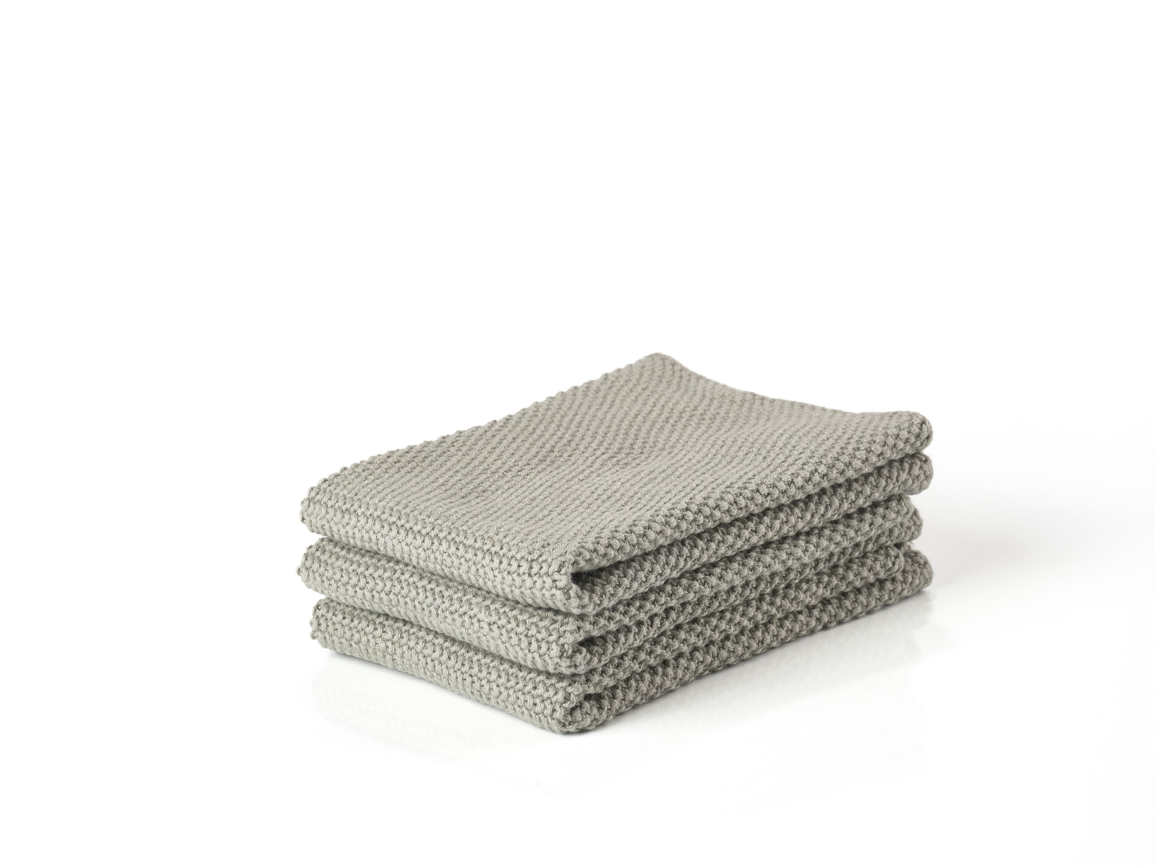 [product_category]-Zone Denmark Cleaning Cloth Set Of 3, Mud-Zone Denmark-5722000290841-29084-ZON-4