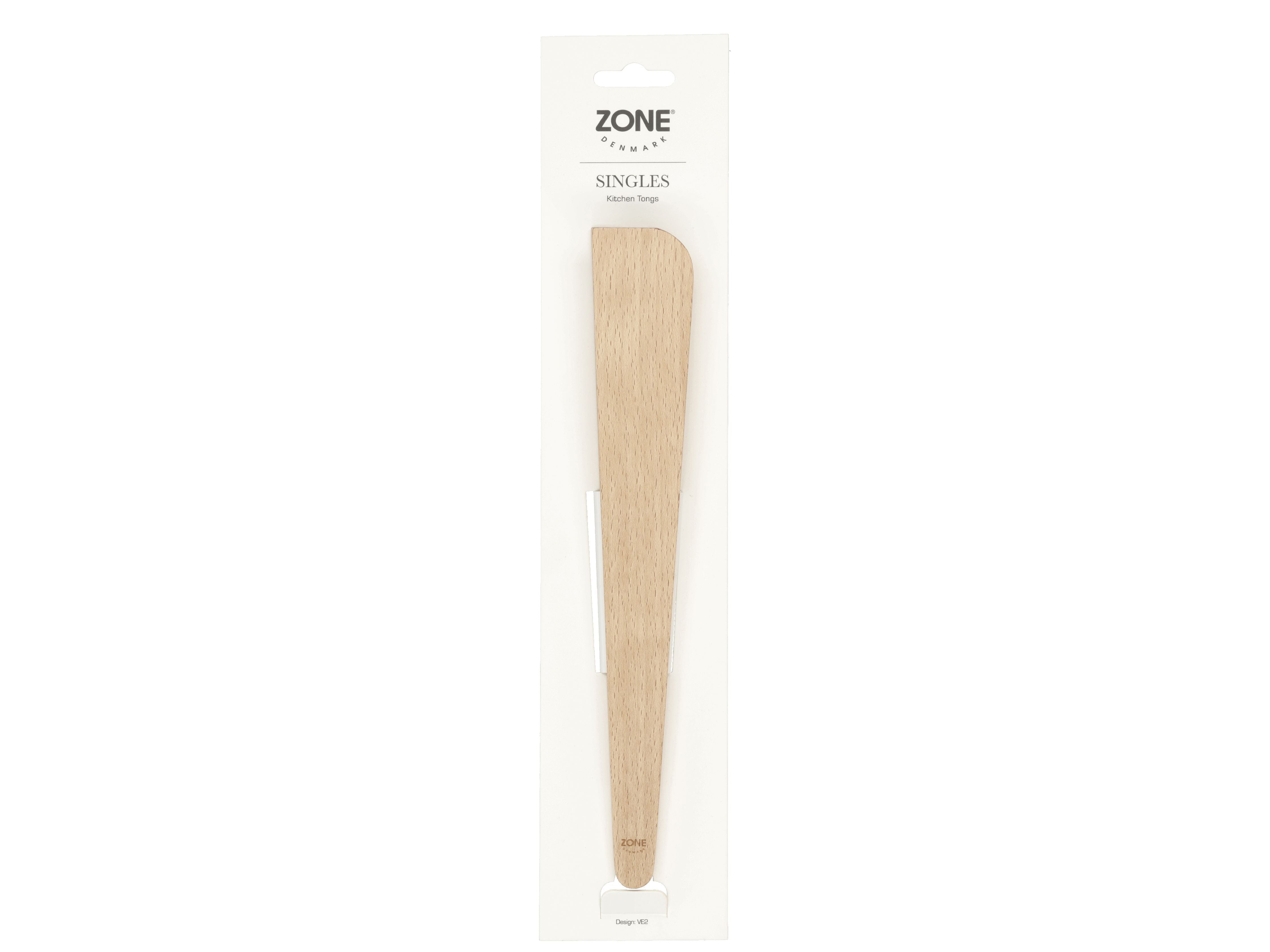 [product_category]-Zone Denmark Singles Kitchen Tongs 26x3,8 Cm Beech-Zone Denmark-5722000296256-29625-ZON-2