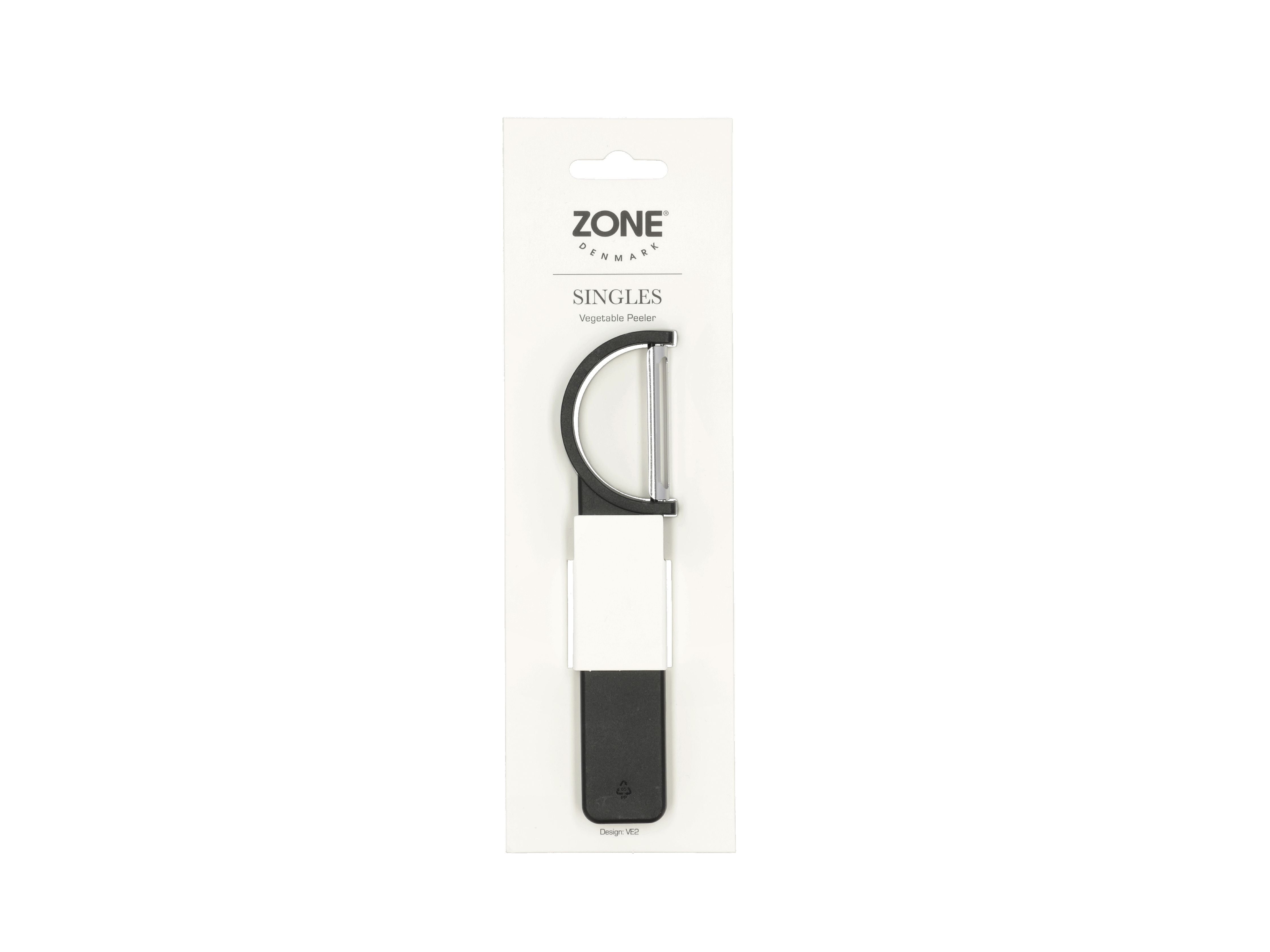 [product_category]-Zone Denmark Singles Vegetable Peeler 16x3,2 Cm, Black-Zone Denmark-5722000296195-29619-ZON-2