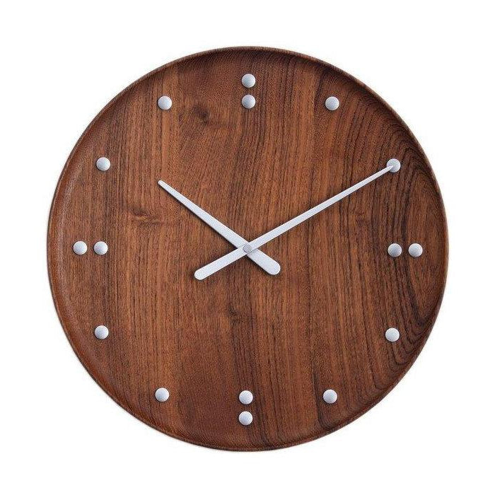 Architectmade Finn Juhl Wall Clock Teak, ø 35 Cm