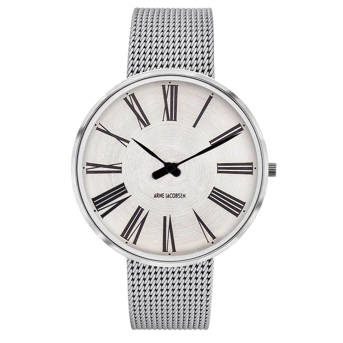 Arne Jacobsen Roman Wristwatch ø40, Sunray/Silver Mesh