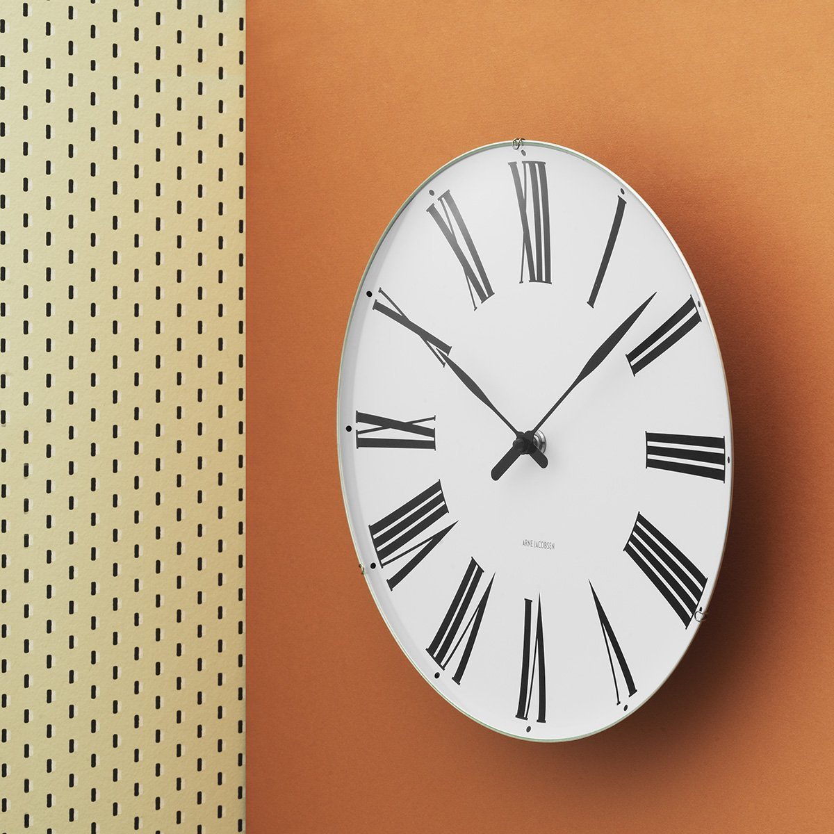 Arne Jacobsen Roman Wall Clock, 21cm