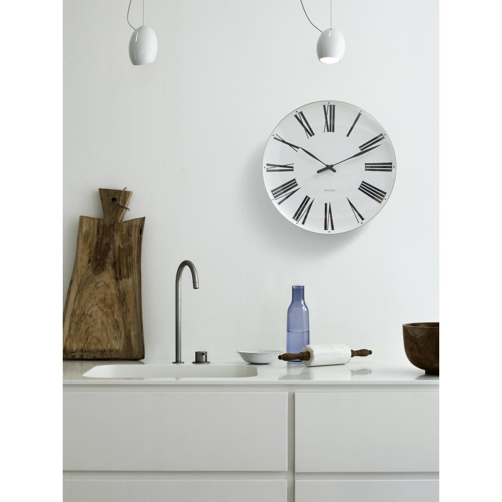 Arne Jacobsen Roman Wall Clock, 48cm