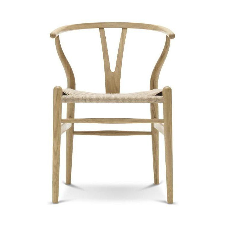 Carl Hansen Ch24 Wishbone Chair Natural Cord, Lacquered Oak