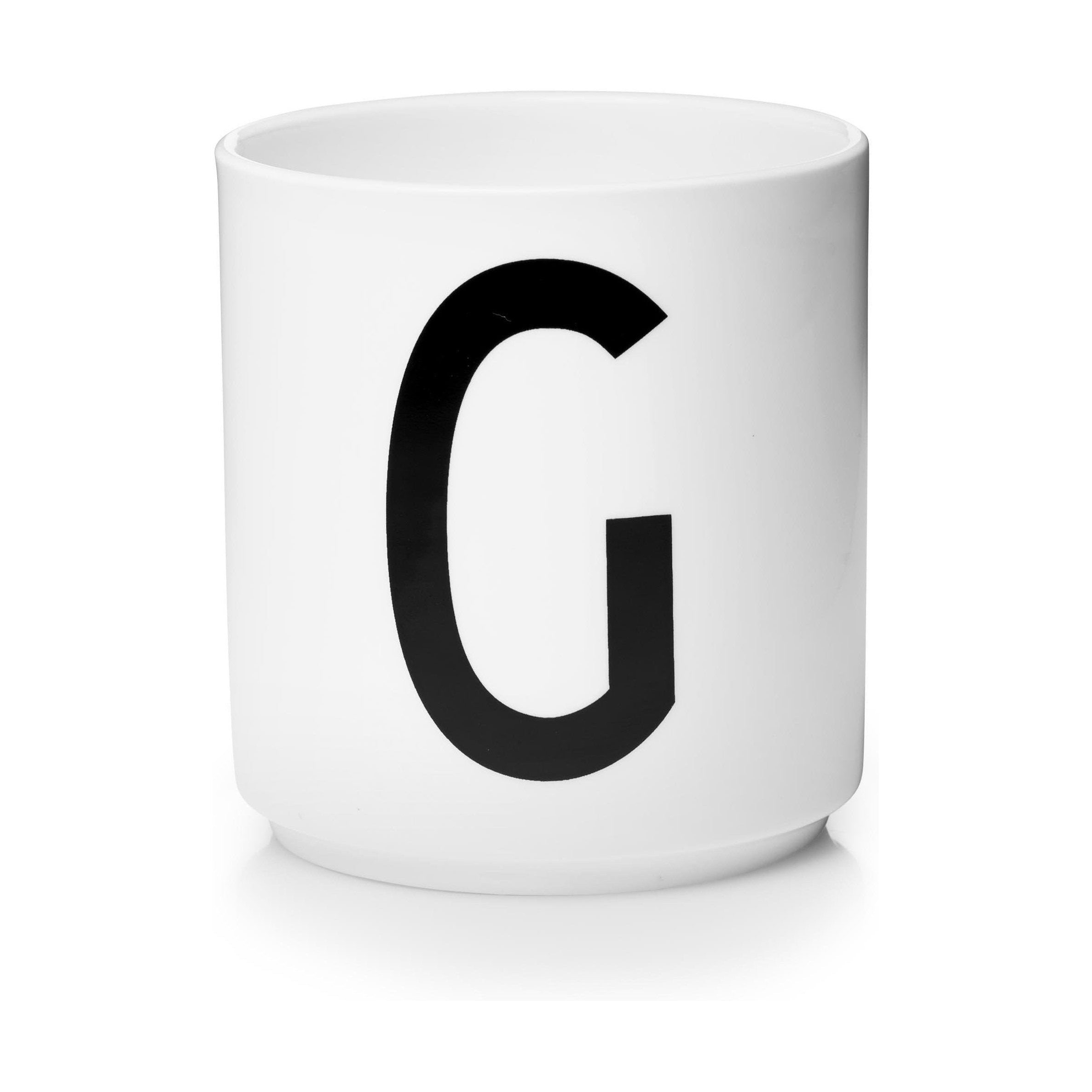 Design Letters Personal Porcelain Mug A Z, White, G