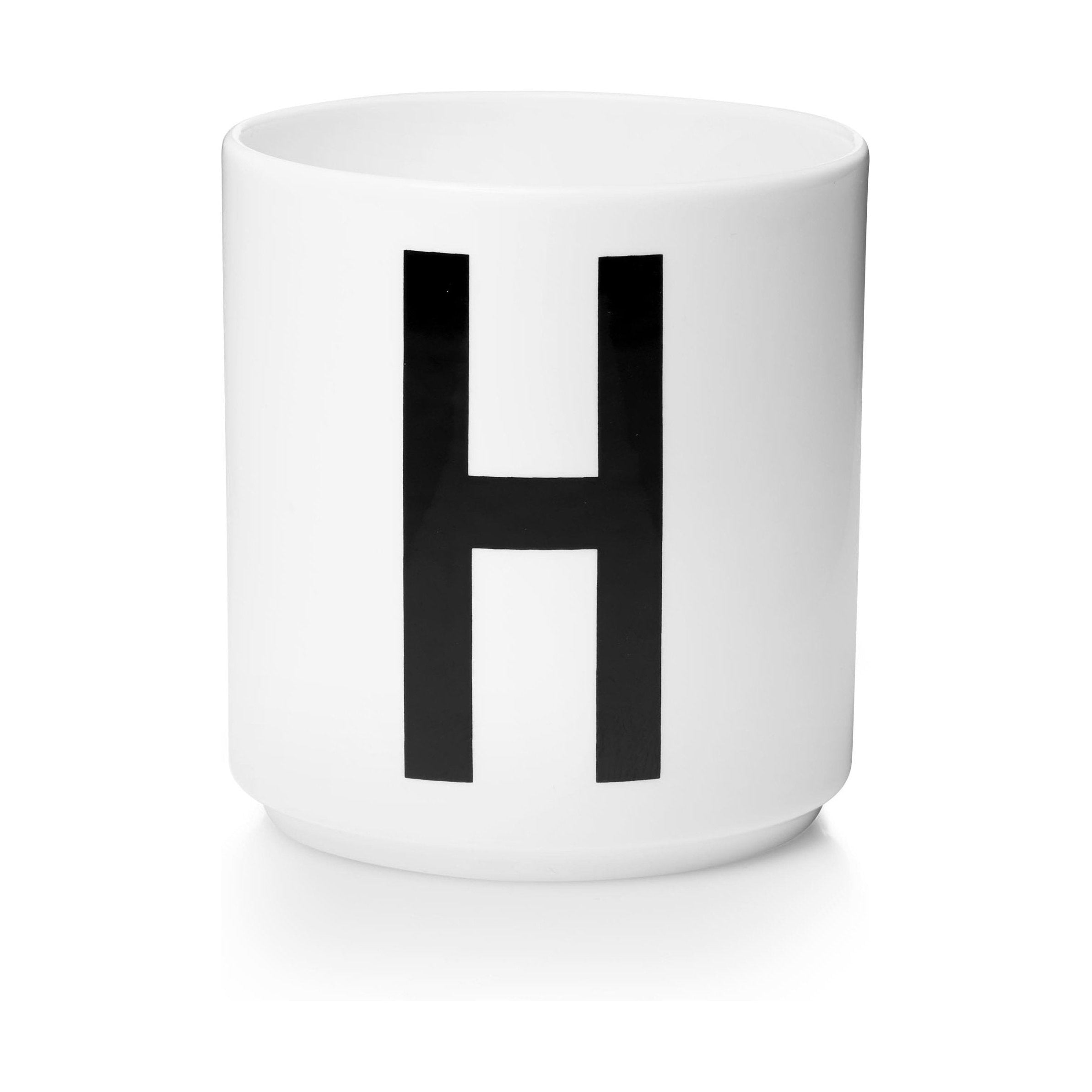 Design Letters Personal Porcelain Mug A Z, White, H