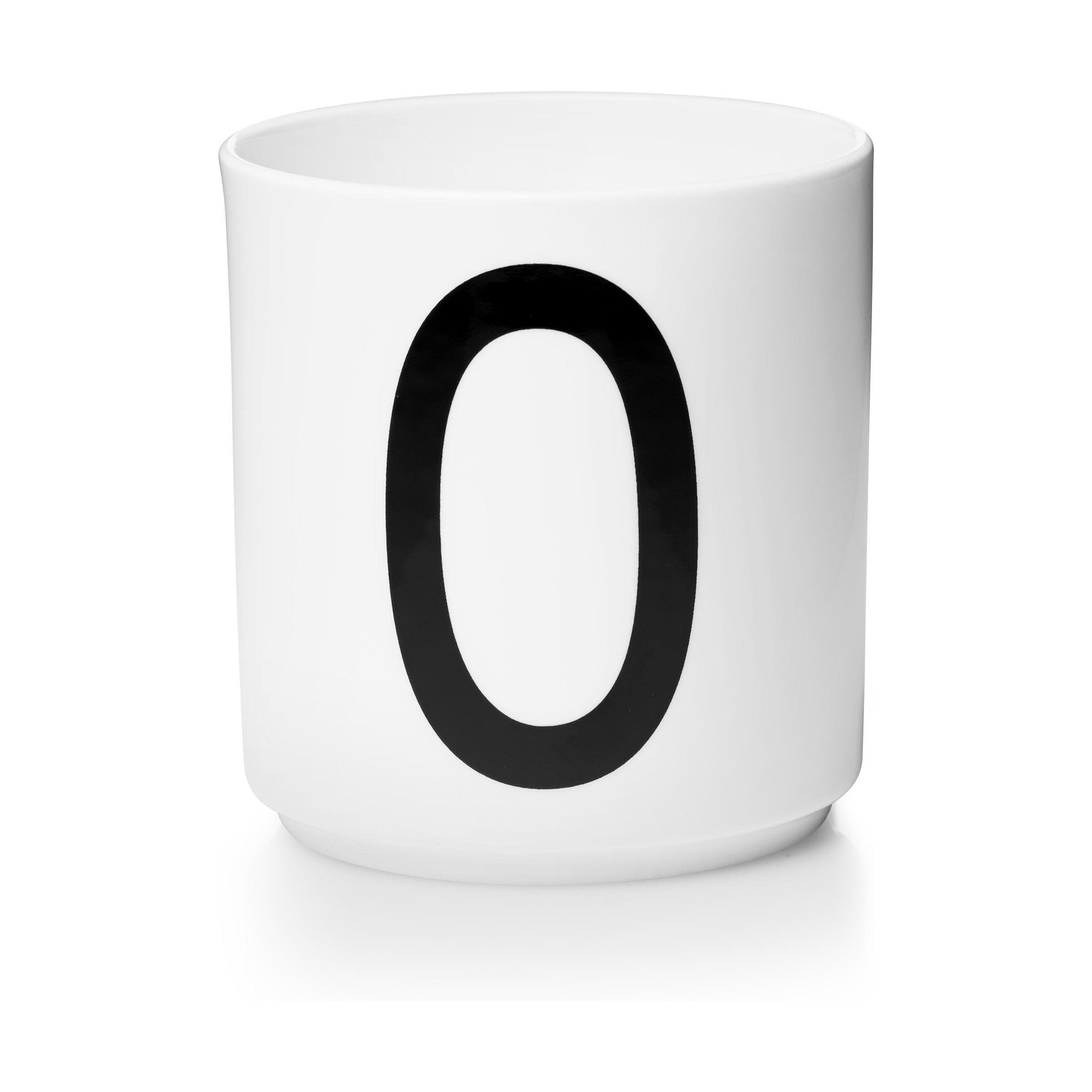 Design Letters Personal Porcelain Mug A Z, White, O