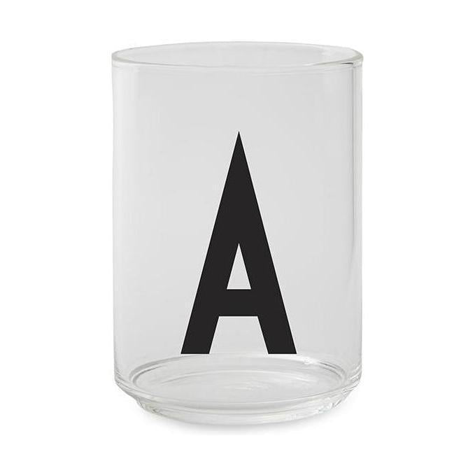 Design Letters Personal Drinking Glass A Z, A