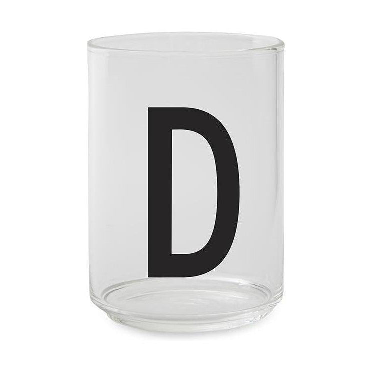 Design Letters Personal Drinking Glass A Z, D