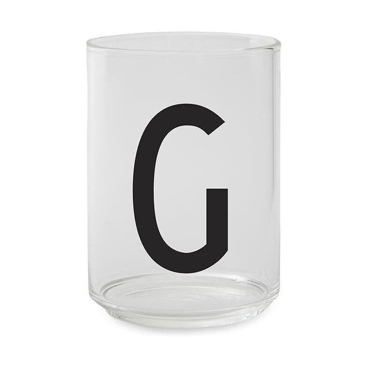 Design Letters Personal Drinking Glass A Z, G