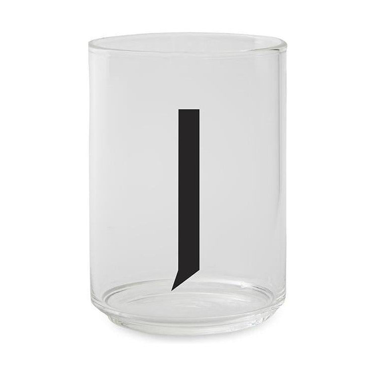 Design Letters Personal Drinking Glass A Z, J