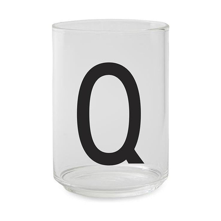 Design Letters Personal Drinking Glass A Z, Q