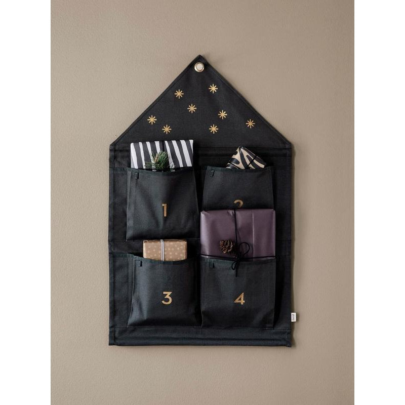 Ferm Living Advent Calendar, Dark Green