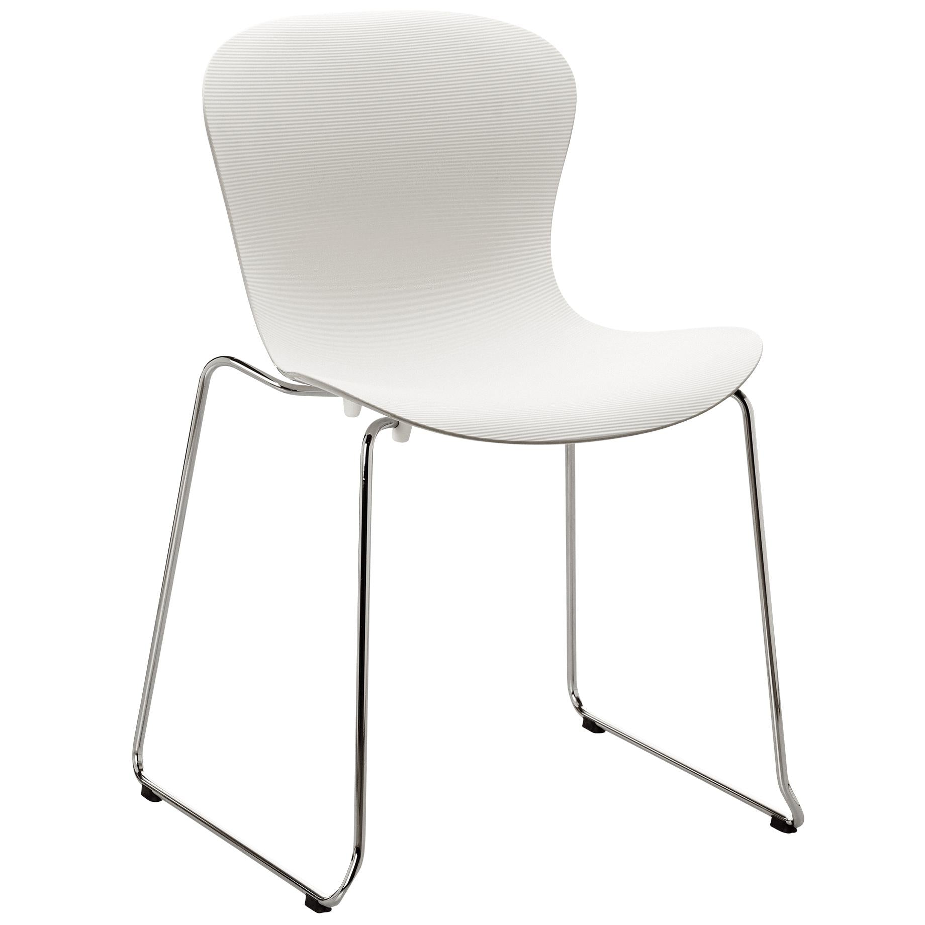 Fritz Hansen Nap Chair Chrome, Milk White
