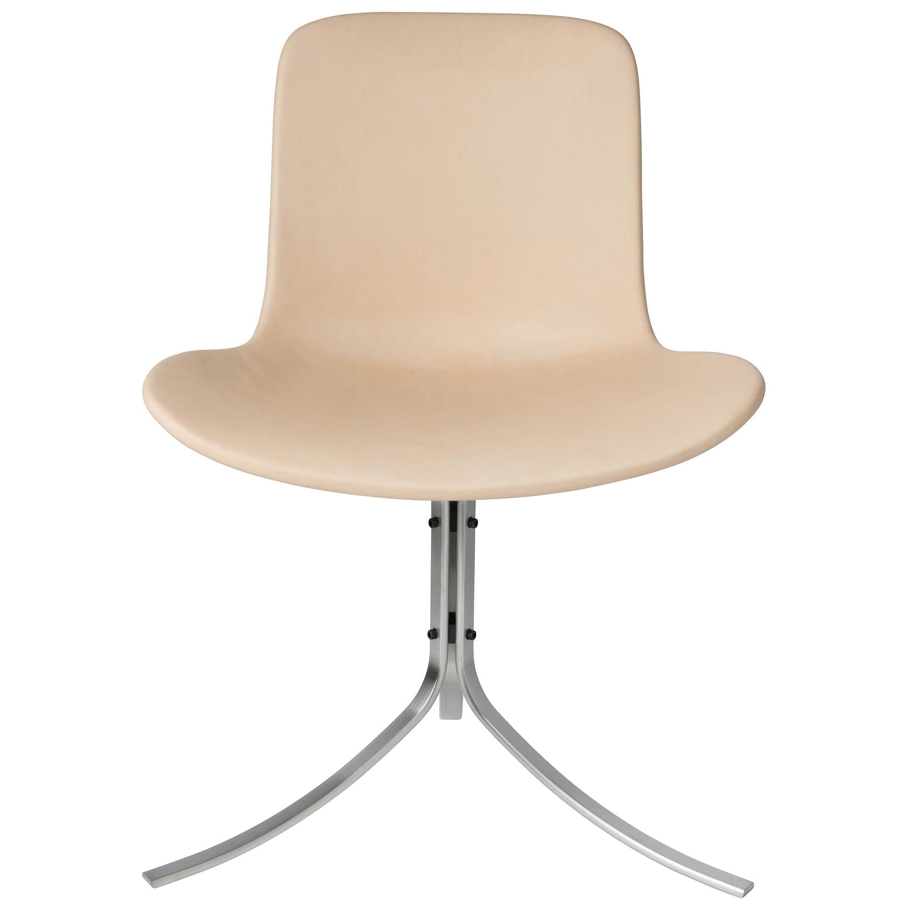 Fritz Hansen Pk9 Chair, Natural Leather