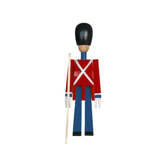 Kay Bojesen Guardsman With Rifle Small Red/Blue/White