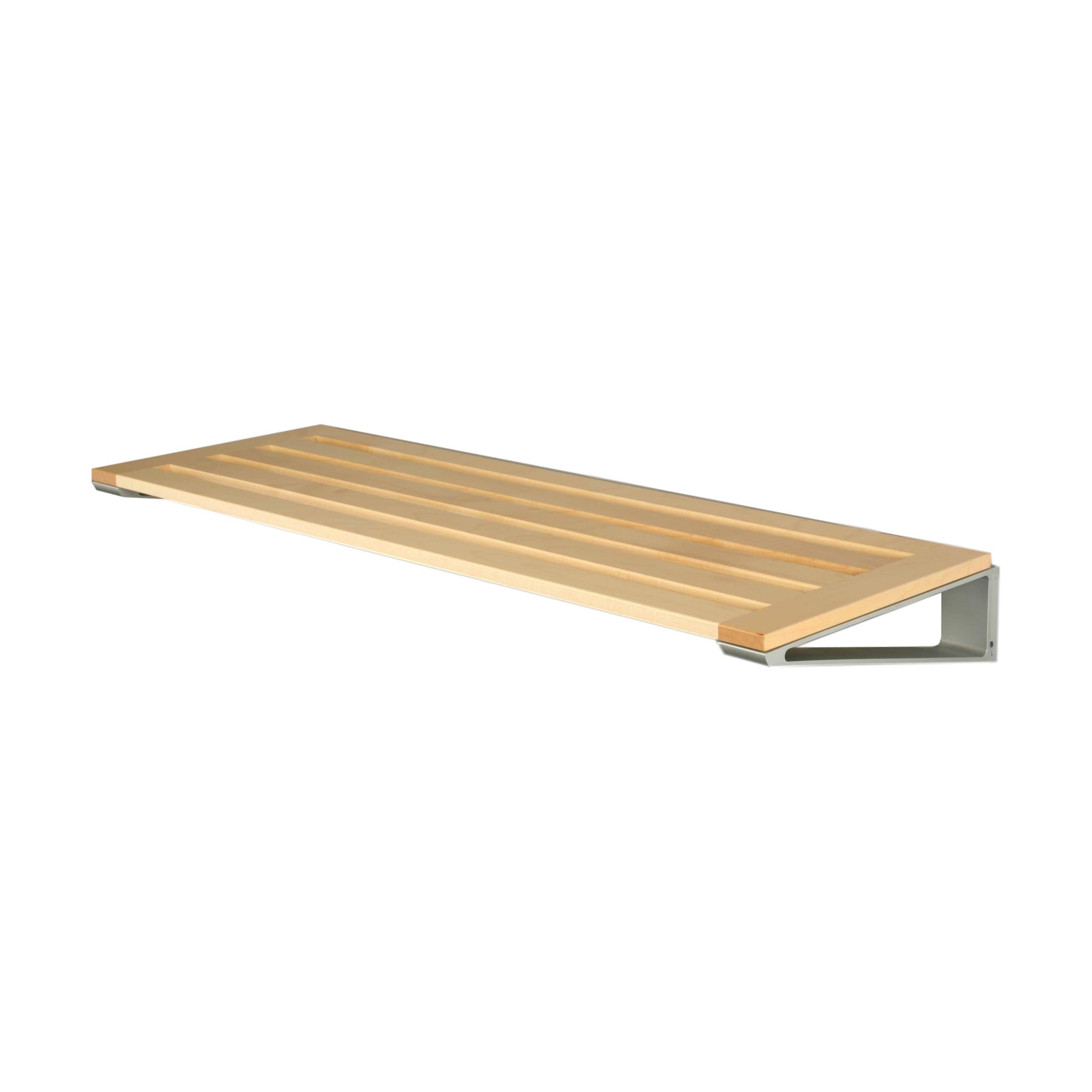 Loca Knax Shoe Rack 40 Cm, Maple/Aluminium