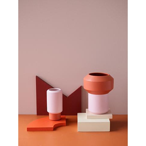Lucie Kaas Fumario Vase Orange/Pink, 20,5cm-Vase-Lucie Kaas-5711542240230-FU02ORPI-LUC-inwohn