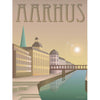  Aarhus River Poster 15 X21 Cm