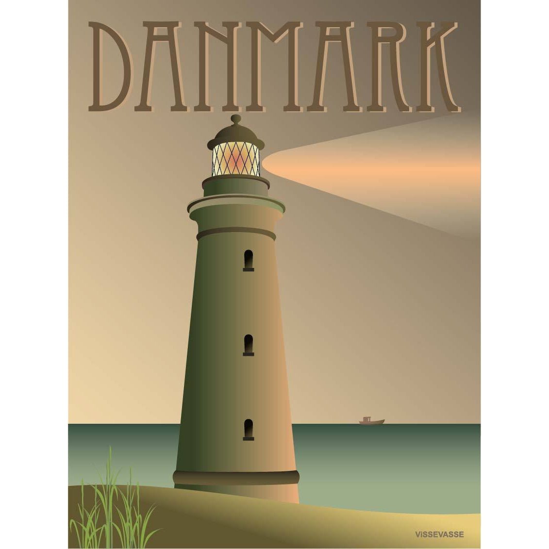 Vissevasse Dänemark Leuchtturm Poster, 15X21 Cm-Wanddekoration-Vissevasse-5713138480211-F-2014-802-S-VIS-inwohn