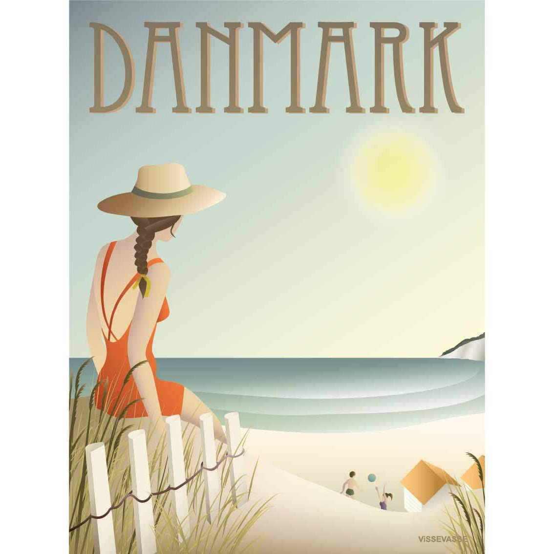 Vissevasse Dänemark Strand Poster, 15X21 Cm-Wanddekoration-Vissevasse-5713138805212-F-2018-052-S-VIS-inwohn