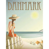 Vissevasse Denmark Beach Poster, 30 X40 Cm