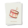 Vissevasse Merry Christmas Drum Greeting Card, 10,5x15cm