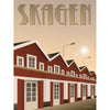 Vissevasse Skagen Harbour Poster, 15 X21 Cm